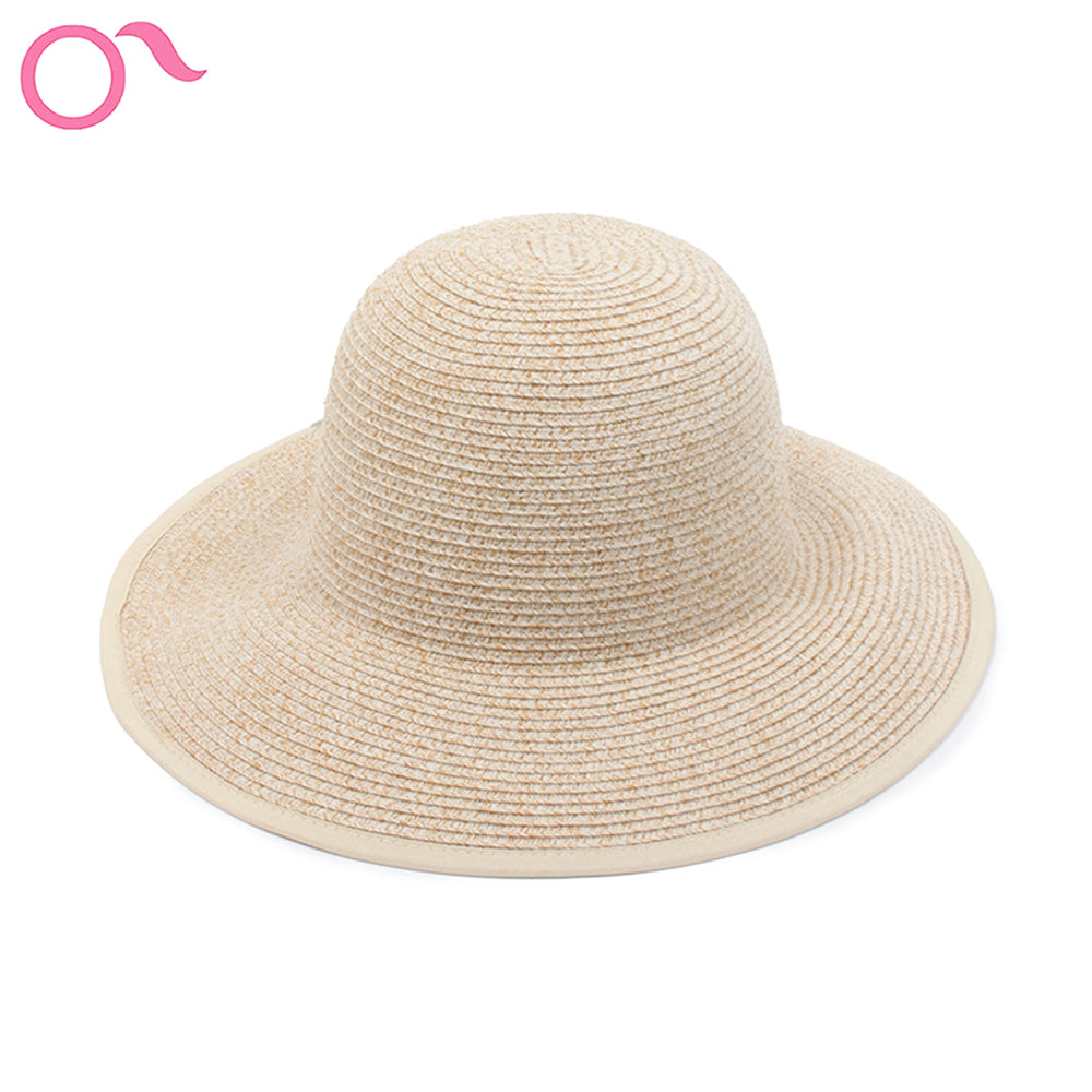 Packable Ponyflo® Sun hat with Bow Natural David And Young
