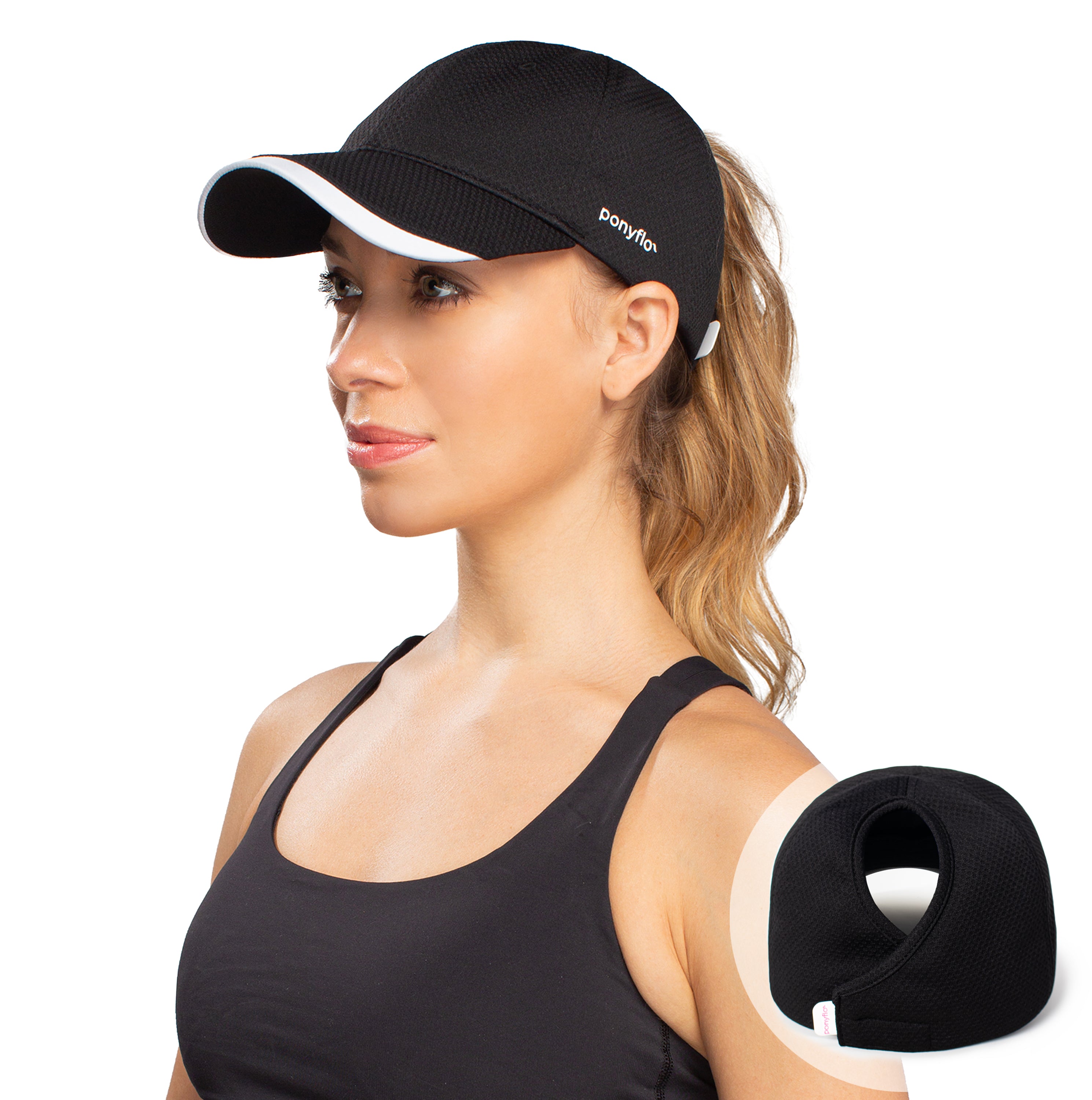 Bri High Breathability Performance Ponyflo® Cap
