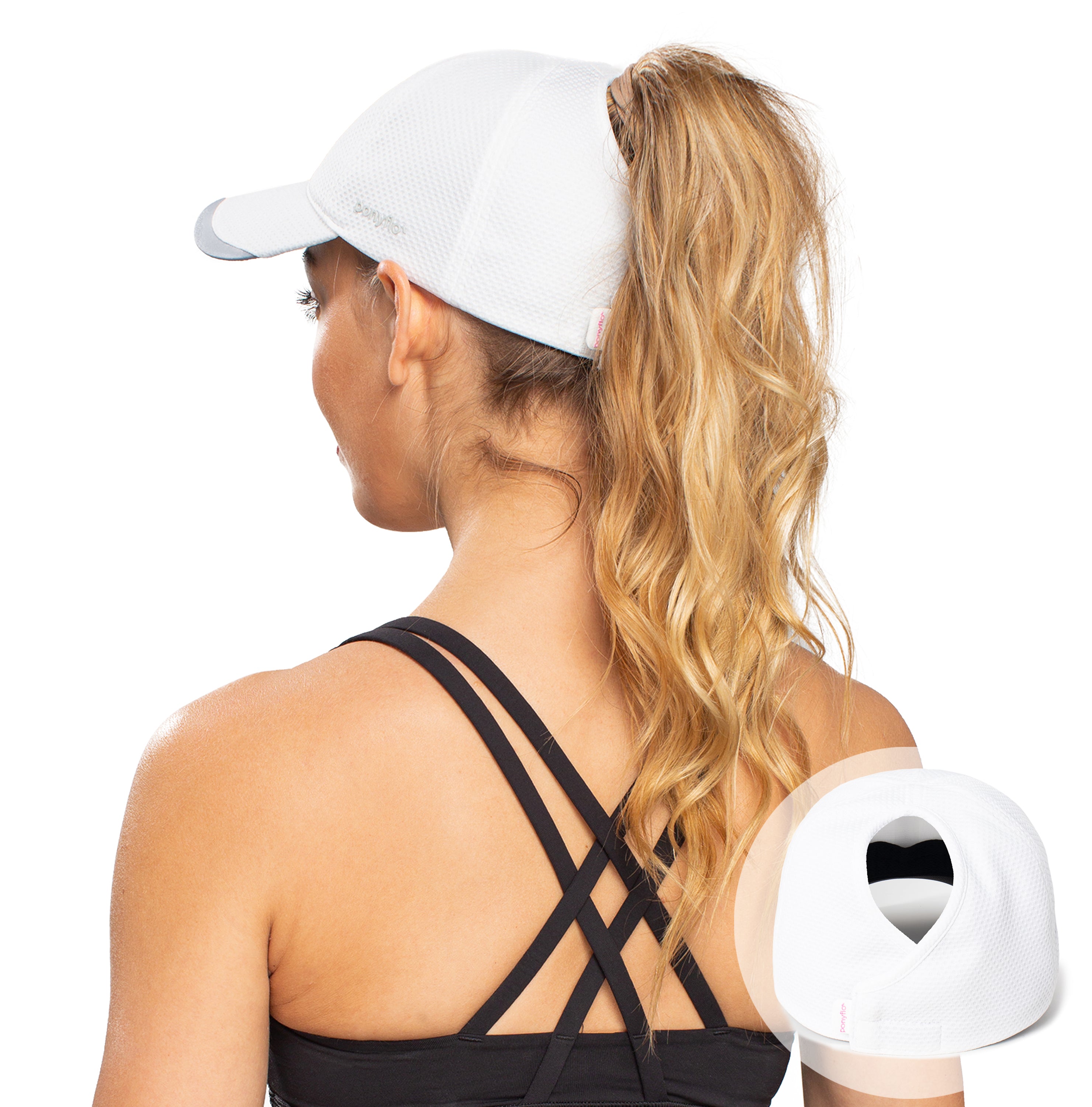 Bri High Breathability Performance Ponyflo® Cap
