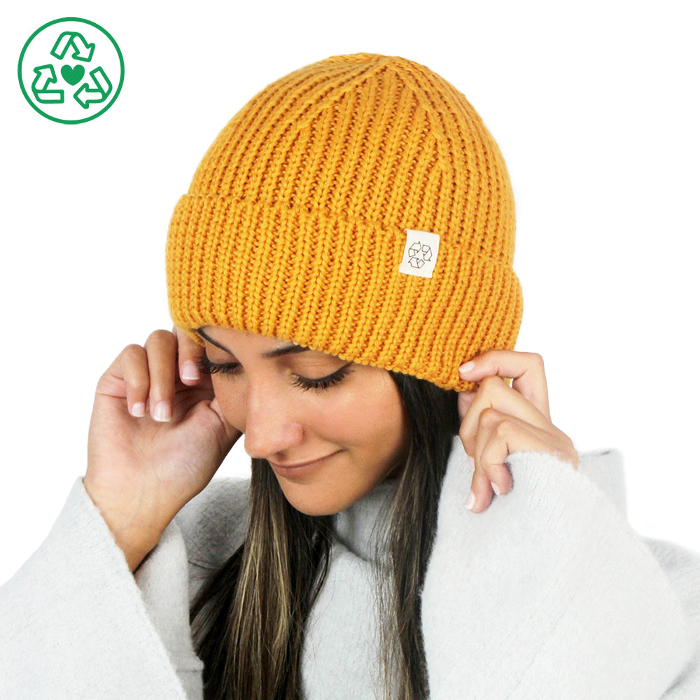 Eco-product! Recycled Knit Beanie - ABB410R