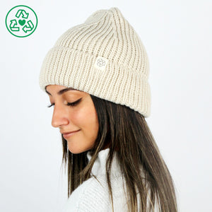 
                  
                    Eco-product! Recycled Knit Beanie - ABB410R
                  
                