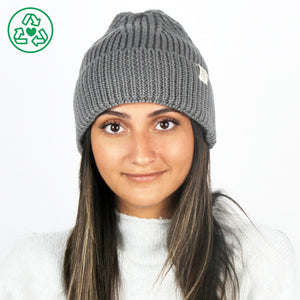 
                  
                    Eco-product! Recycled Knit Beanie - ABB410R
                  
                