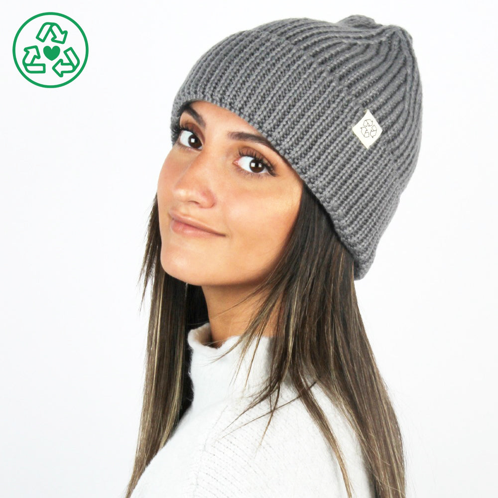 - Eco-product! Beanie Recycled David Knit Young ABB410R – And