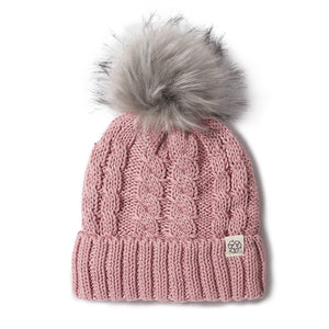 
                  
                    Eco-product! Recycled Polyester Beanie with Lining & Faux Fur Pom - ABB411R
                  
                