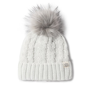 
                  
                    Eco-product! Recycled Polyester Beanie with Lining & Faux Fur Pom - ABB411R
                  
                