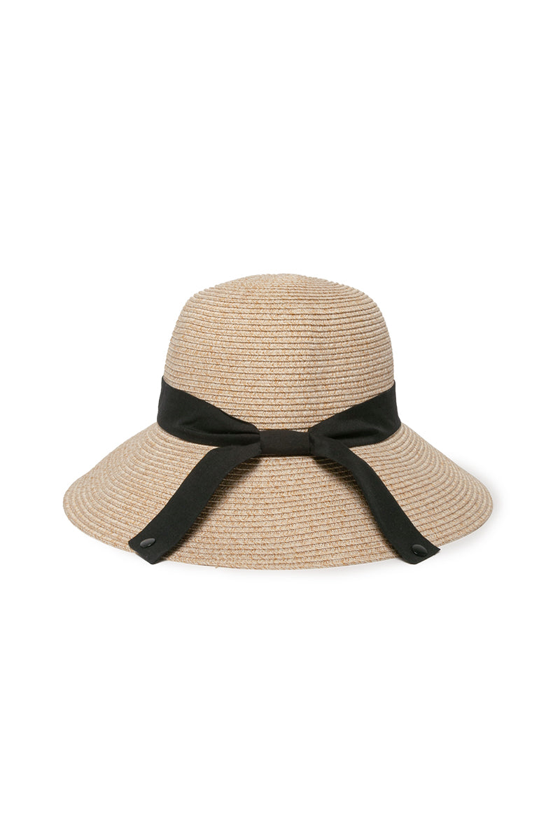 Marled Roll-Up Bucket Hat with Band Closure - ABU1027