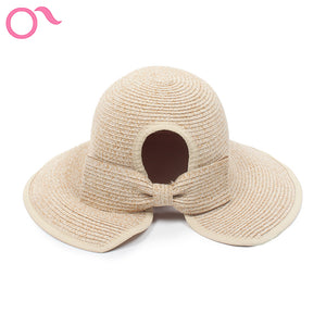 
                  
                    Packable Ponyflo®  Sun hat with Bow - Natural
                  
                