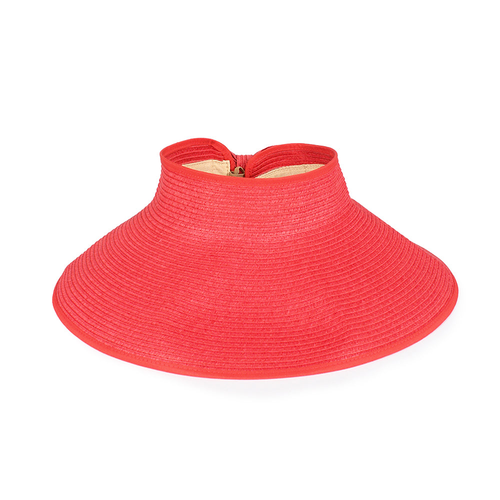 Packable Roll-up Visor with Solid Ribbon
