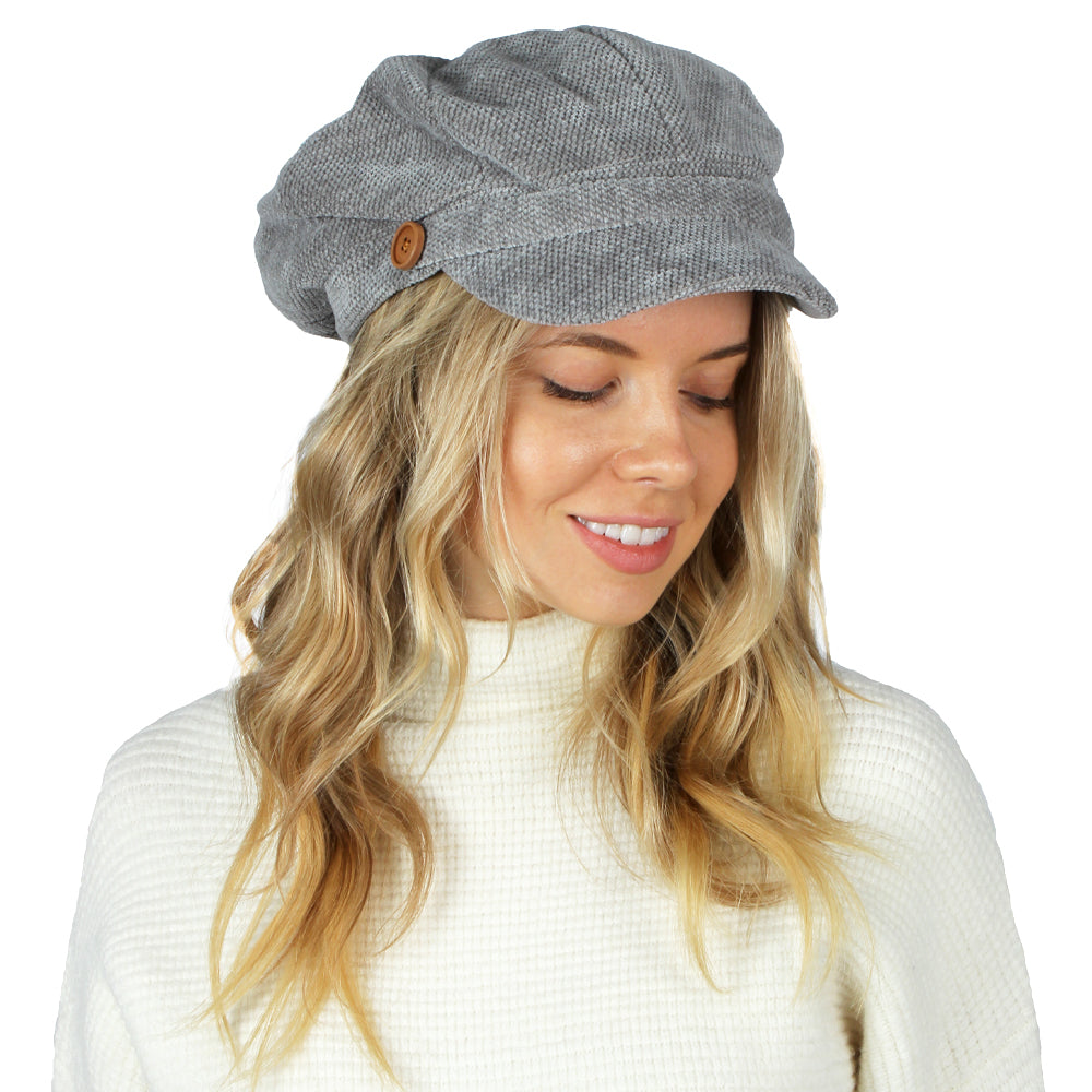 
                  
                    Soft Chenille Cabbie
                  
                