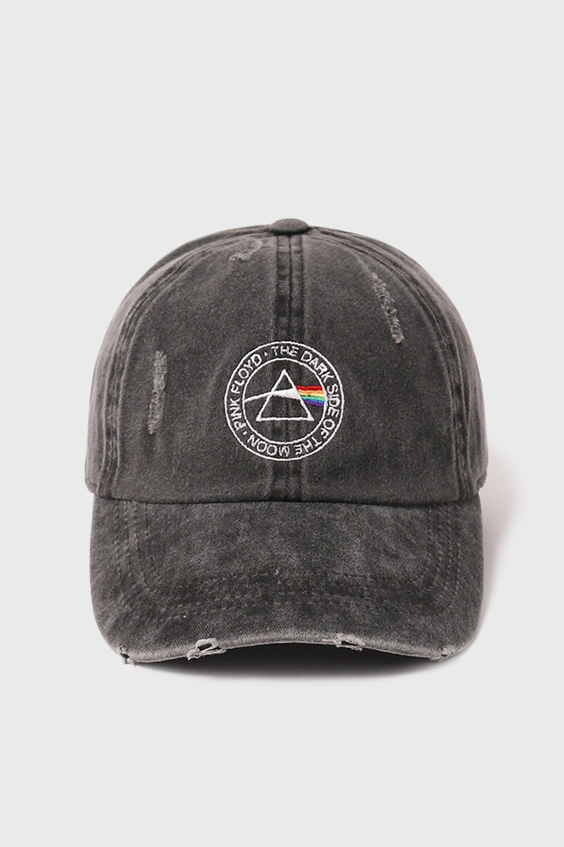 Pink Floyd Distressed Cotton Baseball Cap - FWCAP111PF