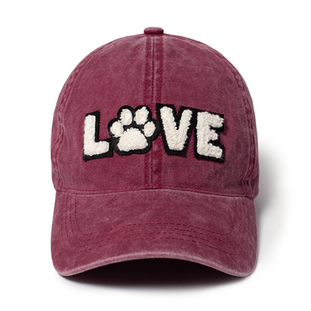 
                  
                    Love Chenille Patch Cap with Paw
                  
                