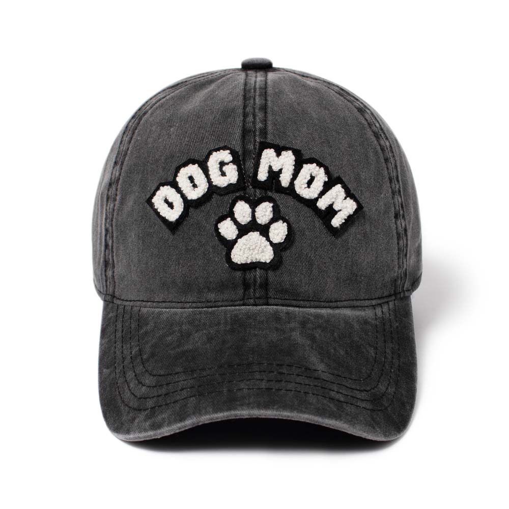 Dog Mom Chenille Patch Cap