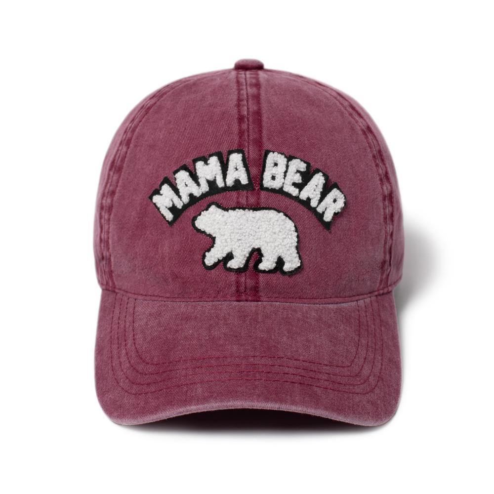 Mama Bear Chenille Patch Cap