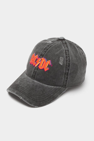 
                  
                    AC/DC Distressed Cotton Baseball Cap - FWCAP506AC
                  
                