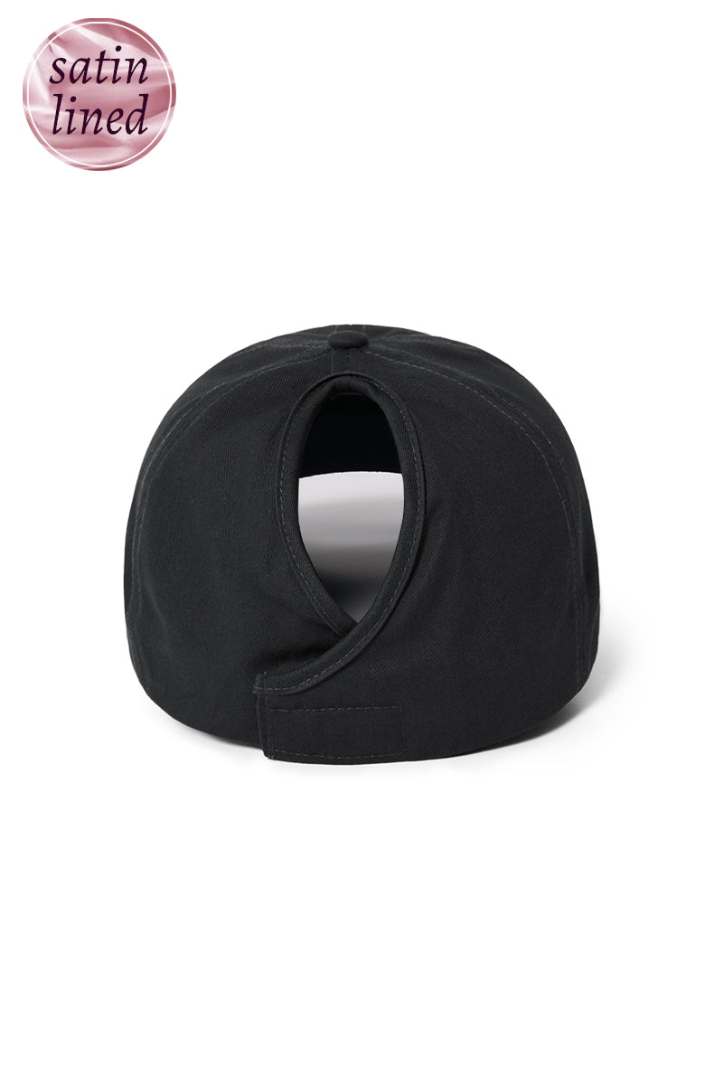 Ponyflo® Satin Lined Baseball Cap