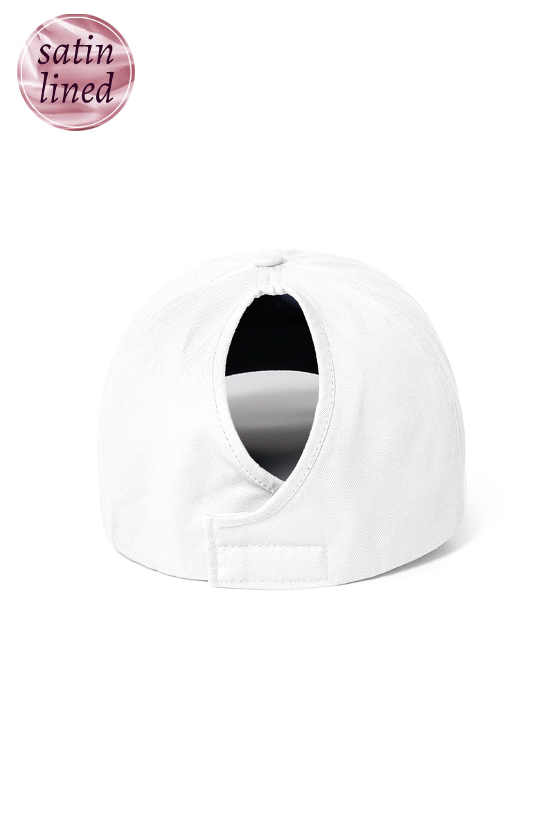 Ponyflo® Satin Lined Baseball Cap