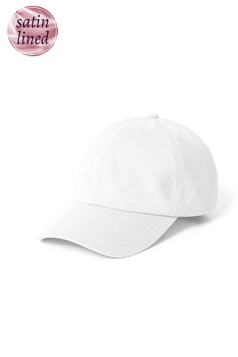 Ponyflo® Satin Lined Baseball Cap