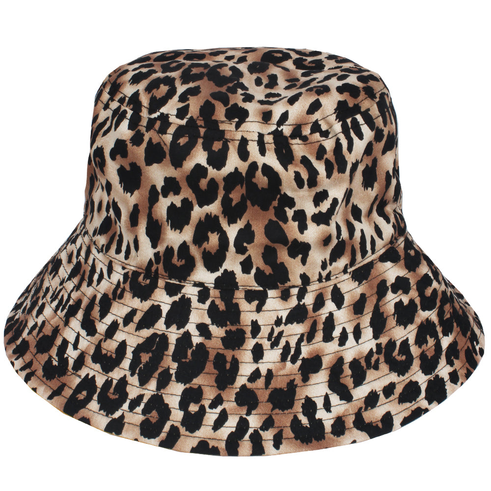 
                  
                    Reversible Leopard Print Bucket Hat
                  
                