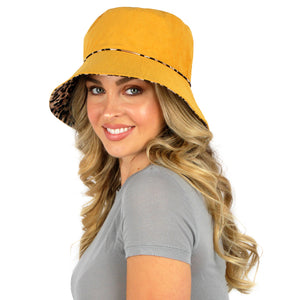 
                  
                    Reversible Leopard Print Bucket Hat
                  
                