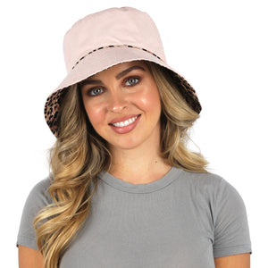 
                  
                    Reversible Leopard Print Bucket Hat
                  
                
