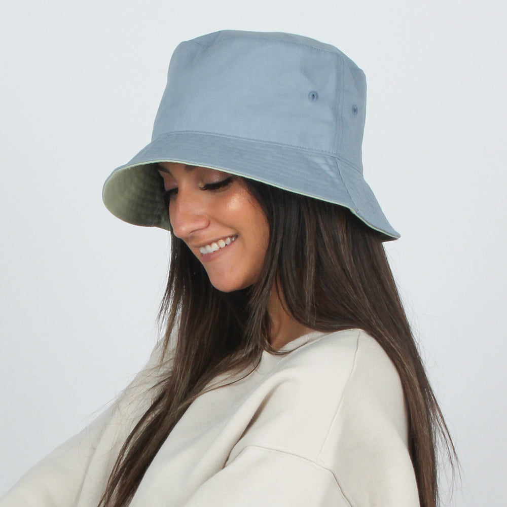 
                  
                    Two Tones Solid Bucket Hat
                  
                