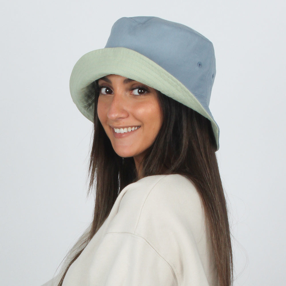 
                  
                    Two Tones Solid Bucket Hat
                  
                