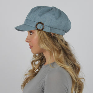 
                  
                    Linen Cabbie with Ring Trim
                  
                