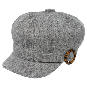 
                  
                    Linen Cabbie with Ring Trim
                  
                