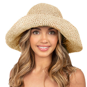 
                  
                    Packable Straw Bucket Hat
                  
                