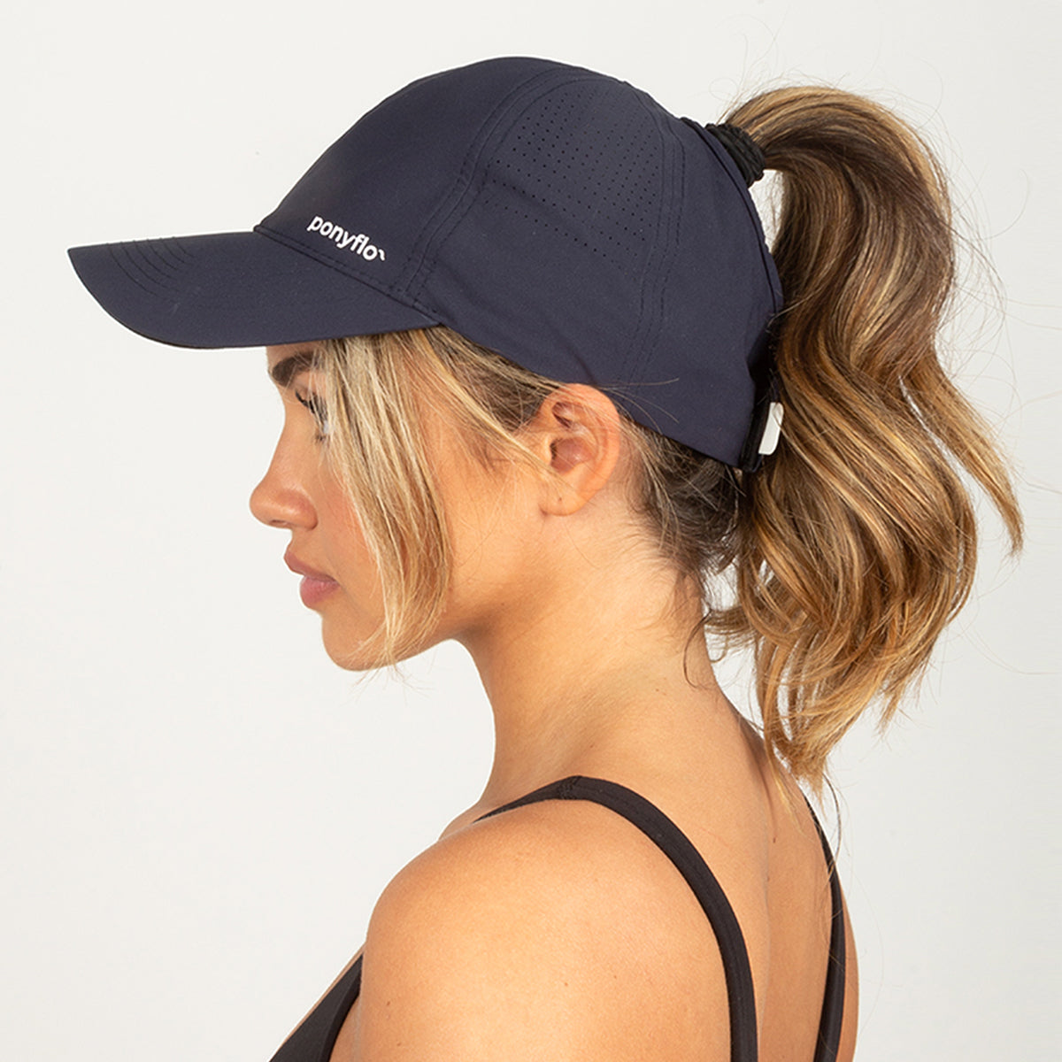 Ariana 4 Way Stretch Performance Ponyflo® Cap