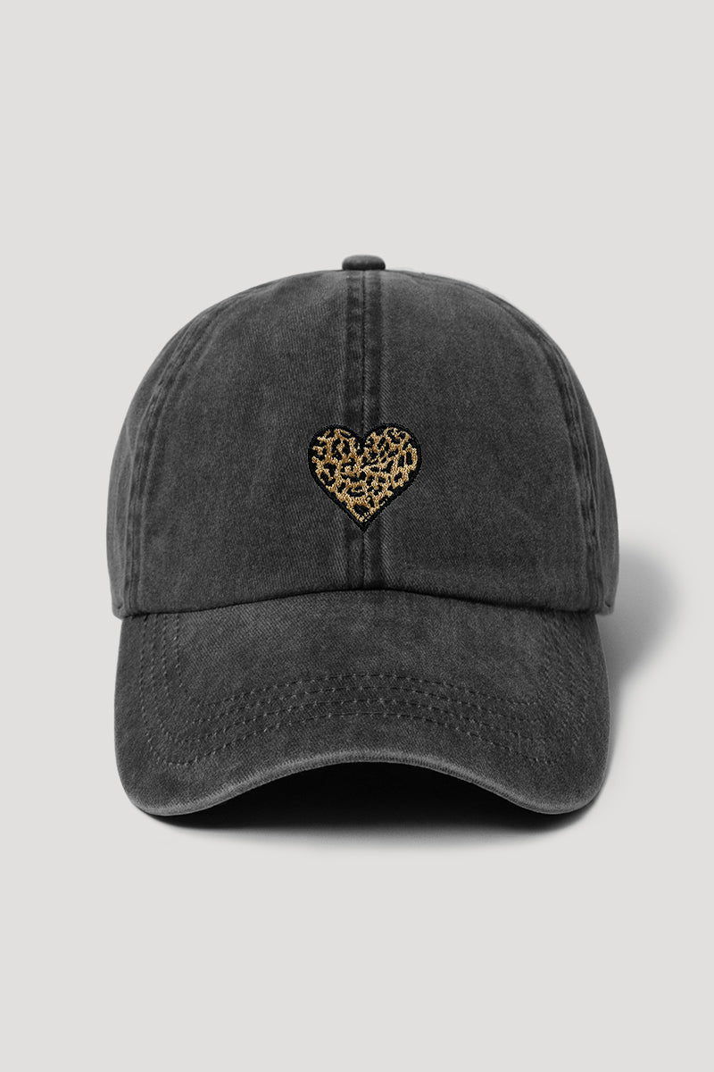 Leopard Star Embroidery Baseball Cap