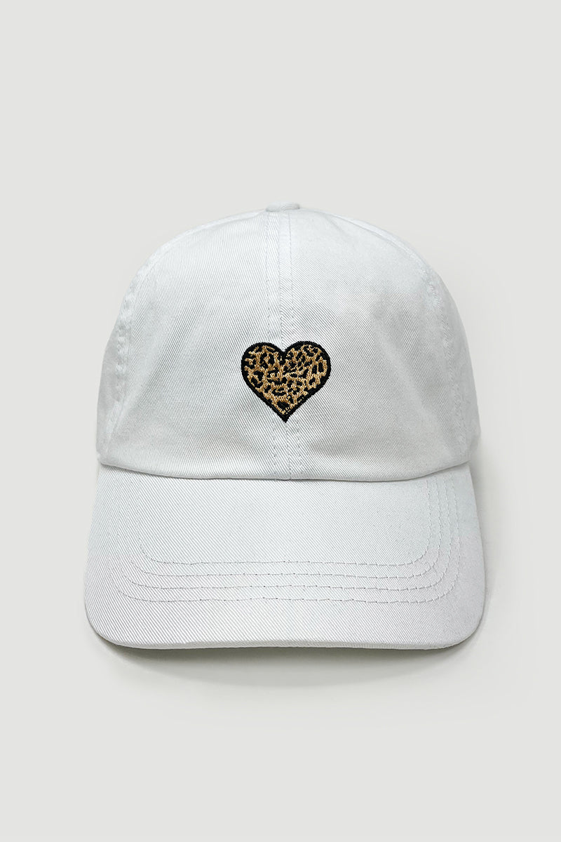 Leopard Star Embroidery Baseball Cap