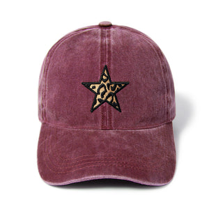 
                  
                    Leopard Star Baseball Cap - LCAP1365
                  
                