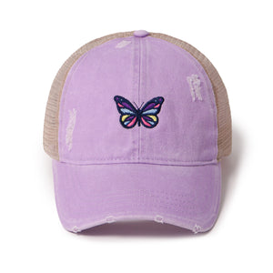 
                  
                    Butterfly Ponyflo® Mesh Back Baseball Cap
                  
                