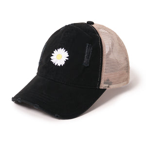 
                  
                    Daisy Ponyflo® Mesh Back Baseball Cap
                  
                