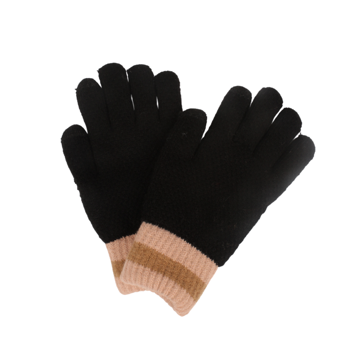 Colorblock Cuff Cozy Glove, PTGL1029