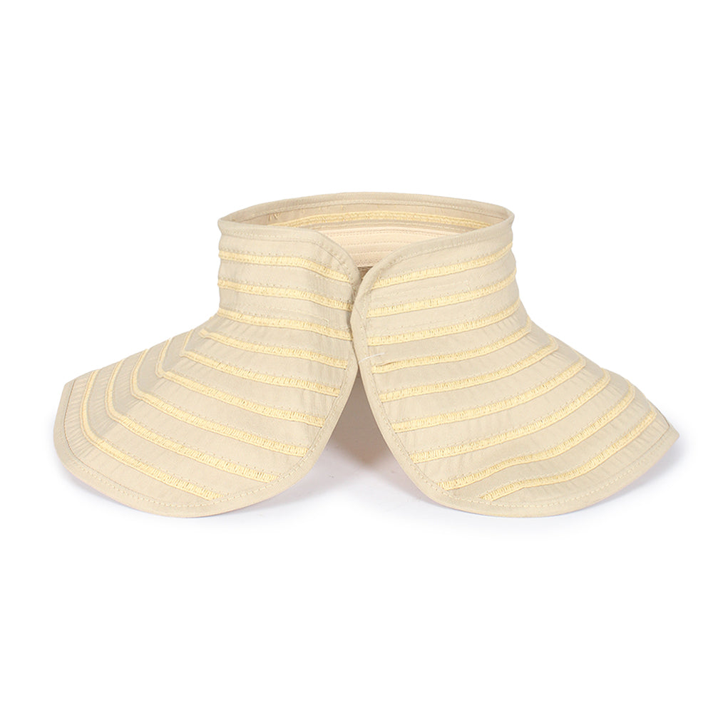 
                  
                    Packable Roll-up Visor with Solid Ribbon
                  
                